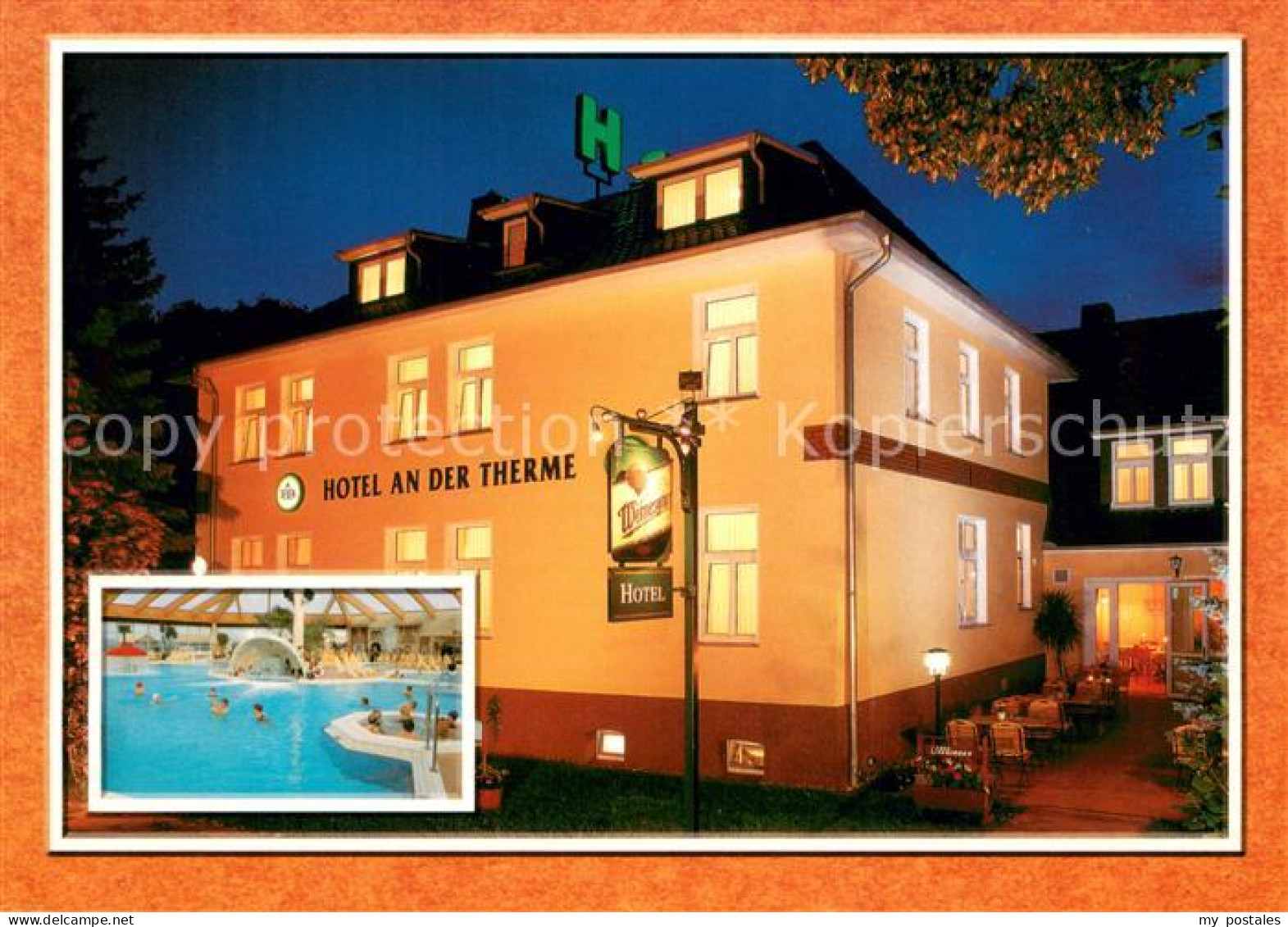 73662920 Bad Wilsnack Hotel An Der Therme Nachtaufnahme Thermalbad Bad Wilsnack - Bad Wilsnack
