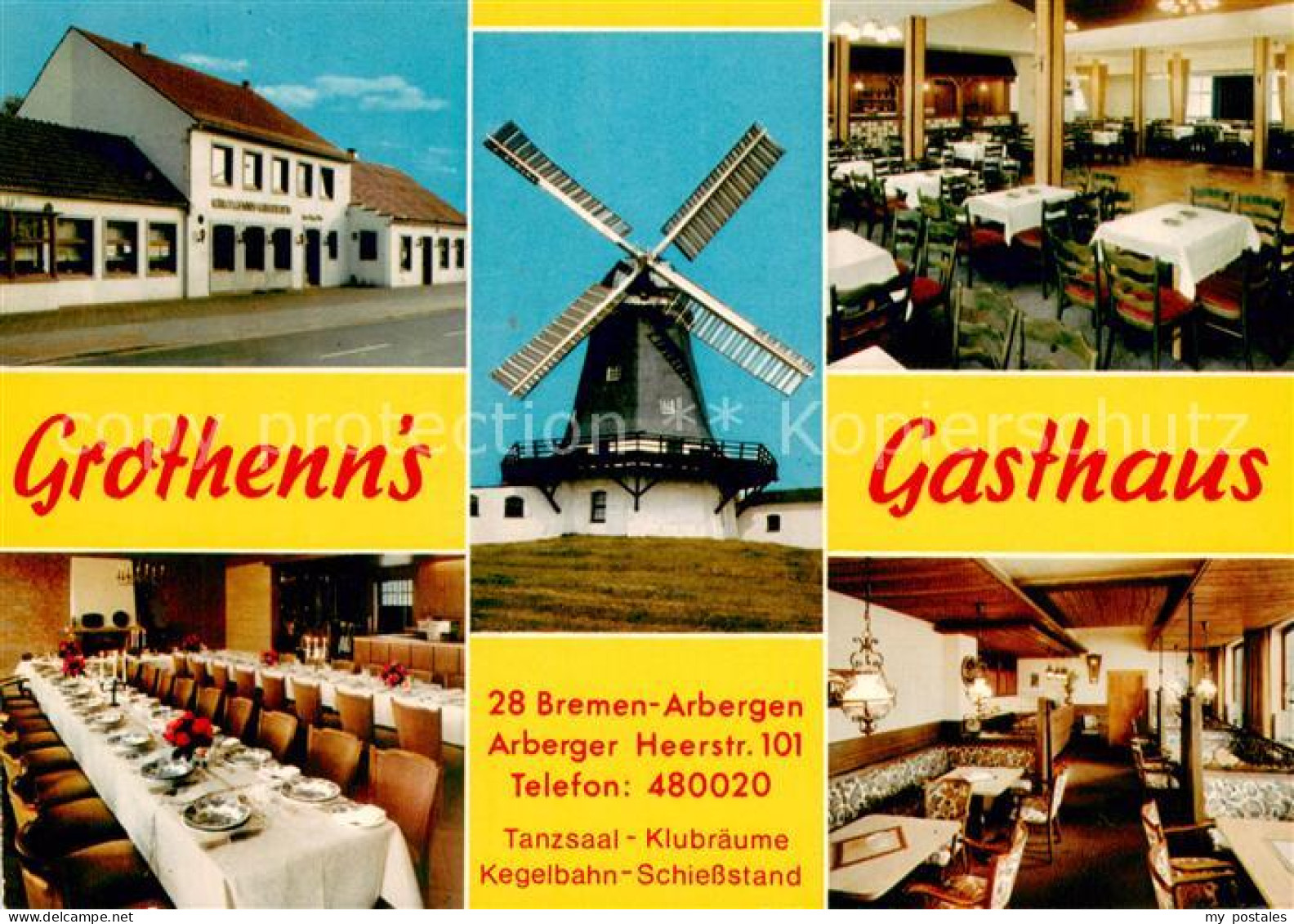 73662673 Arbergen Grothenn's Gasthaus Gaststube Festsaal Windmuehle Arbergen - Bremen