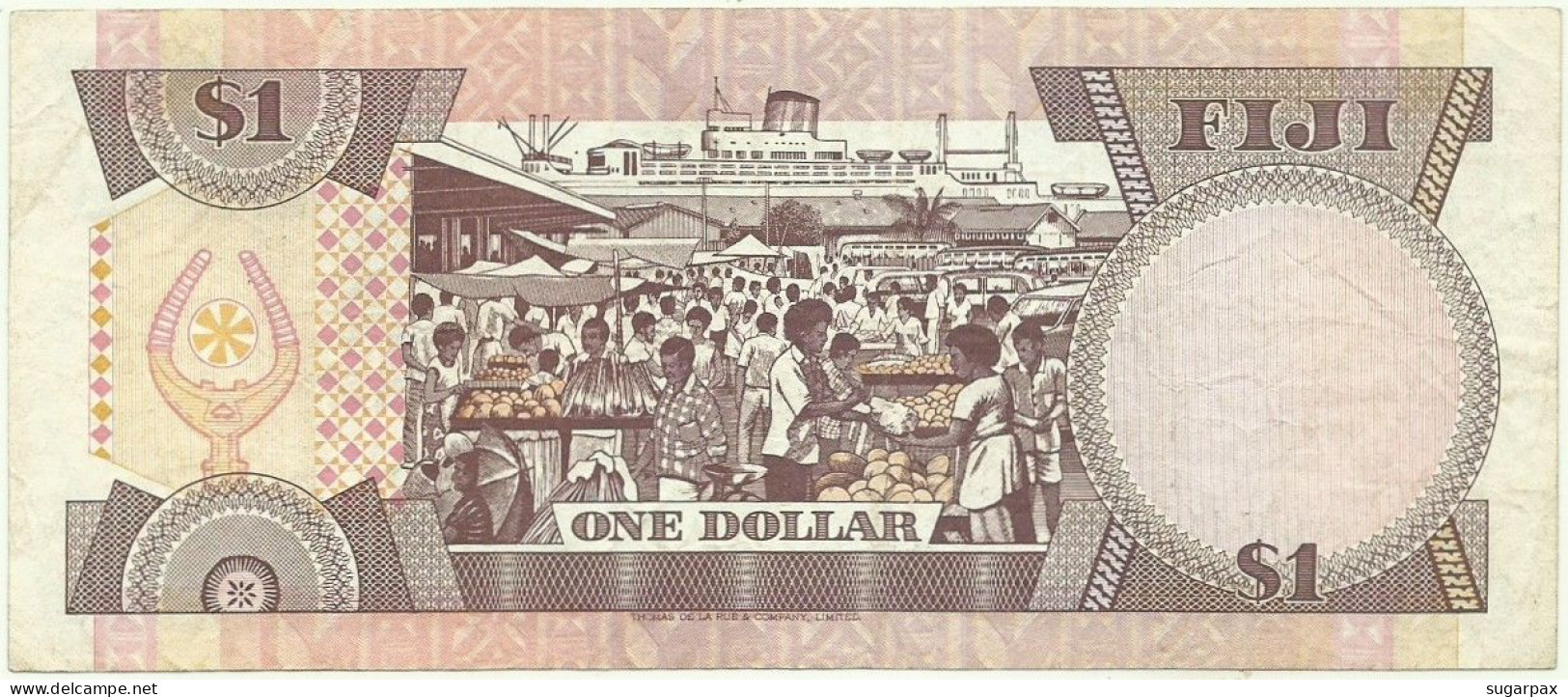 Fiji - 1 Dollar - ND ( 1980 ) - Pick: 76 - Serie C/3 - Figi