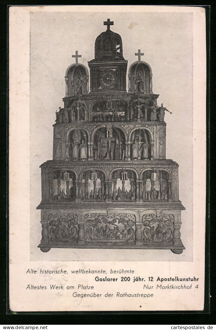AK Goslar, Apostelkunstuhr ältestes Werk Am Platze  - Astronomy