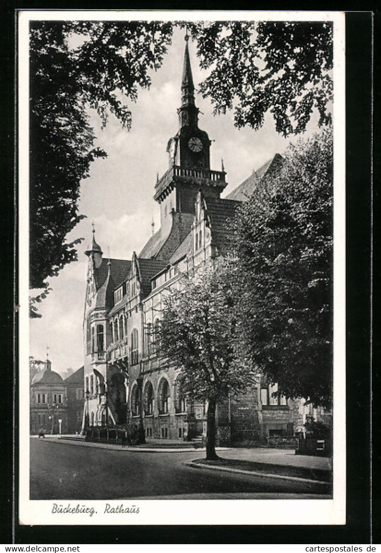 AK Bückeburg, Blick Auf Das Rathaus  - Bückeburg