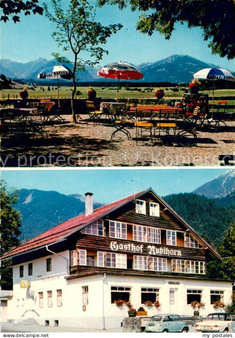 73662638 Rubi Oberstdorf Gasthof Pension Rubihorn Terrasse Alpenblick Allgaeuer  - Oberstdorf