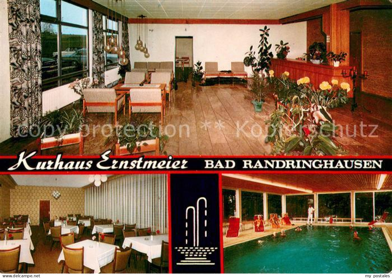 73662615 Bad Randringhausen Kurhaus Ernstmeier Aufenthaltsraum Restaurant Hallen - Bünde