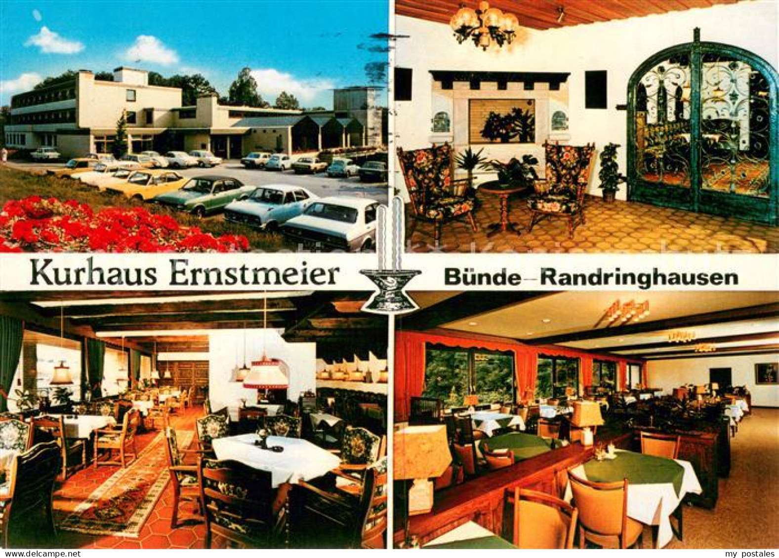 73662612 Bad Randringhausen Kurhaus Ernstmeier Sanatorium Restaurant Cafe Foyer - Buende