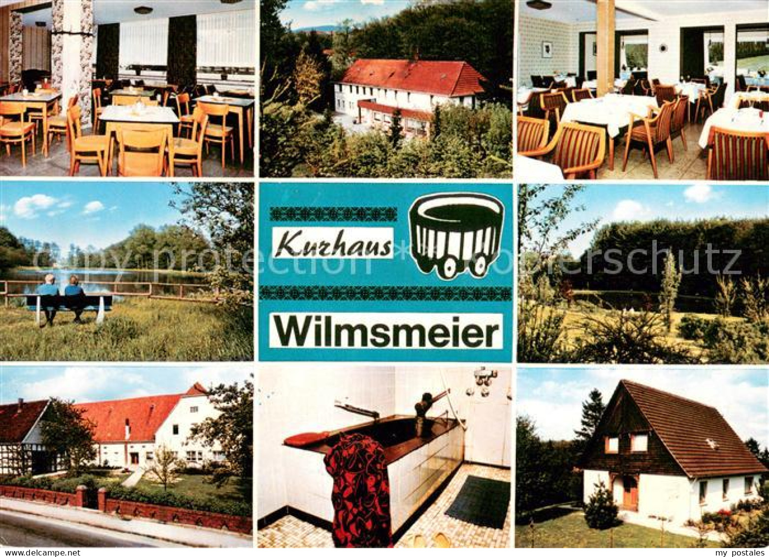 73662611 Bad Randringhausen Kurhaus Wilmsmeier Gaesteraum Kuranwendung Park See  - Bünde