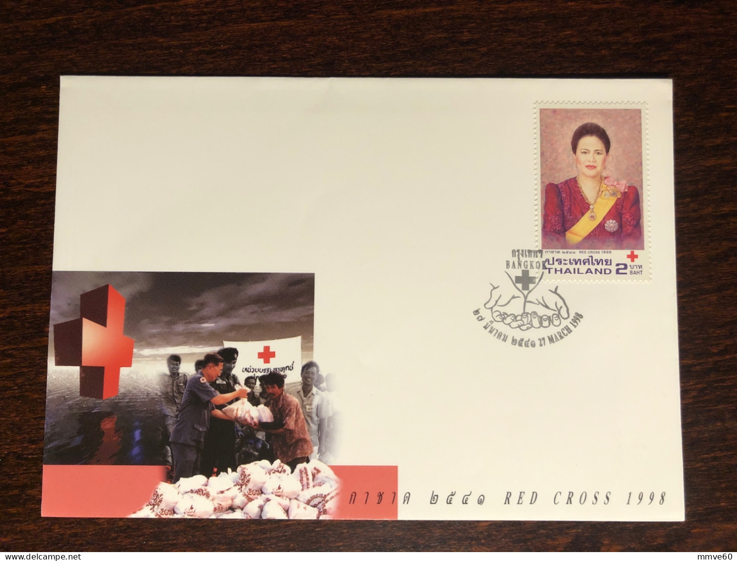 THAILAND FDC COVER 1998 YEAR RED CROSS  HEALTH MEDICINE STAMPS - Tailandia