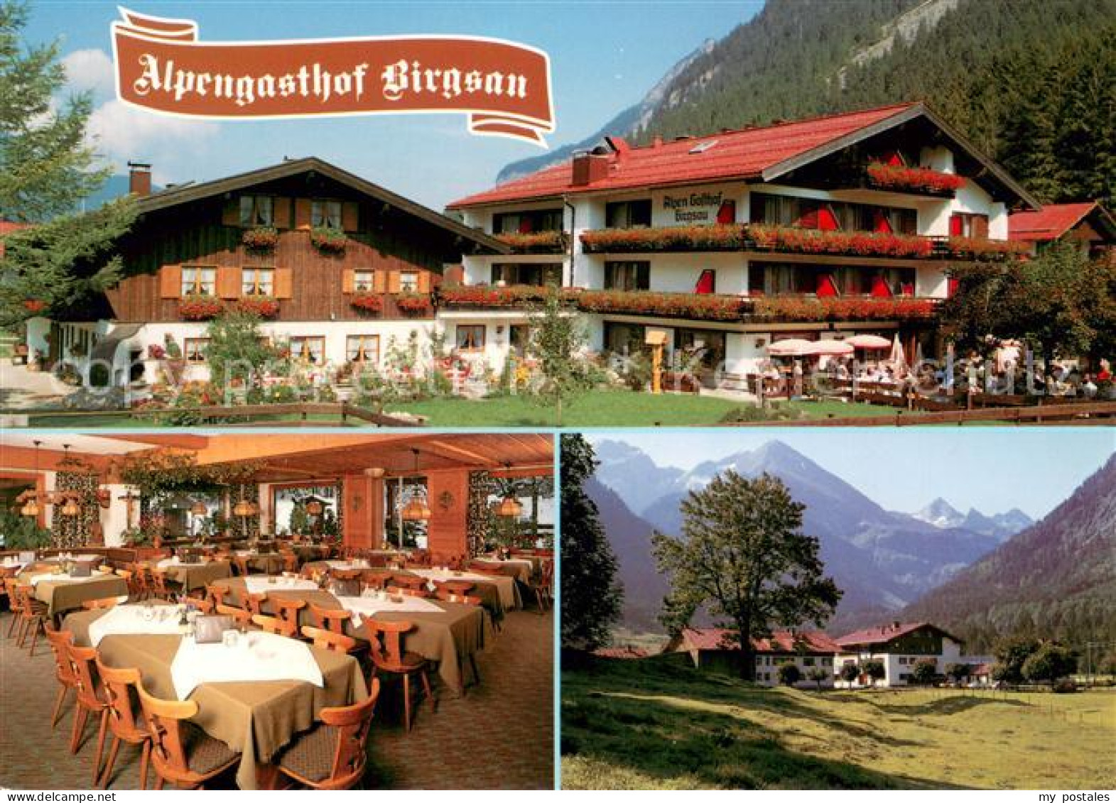 73662548 Birgsau Alpengasthof Restaurant Alpenblick  Birgsau - Oberstdorf