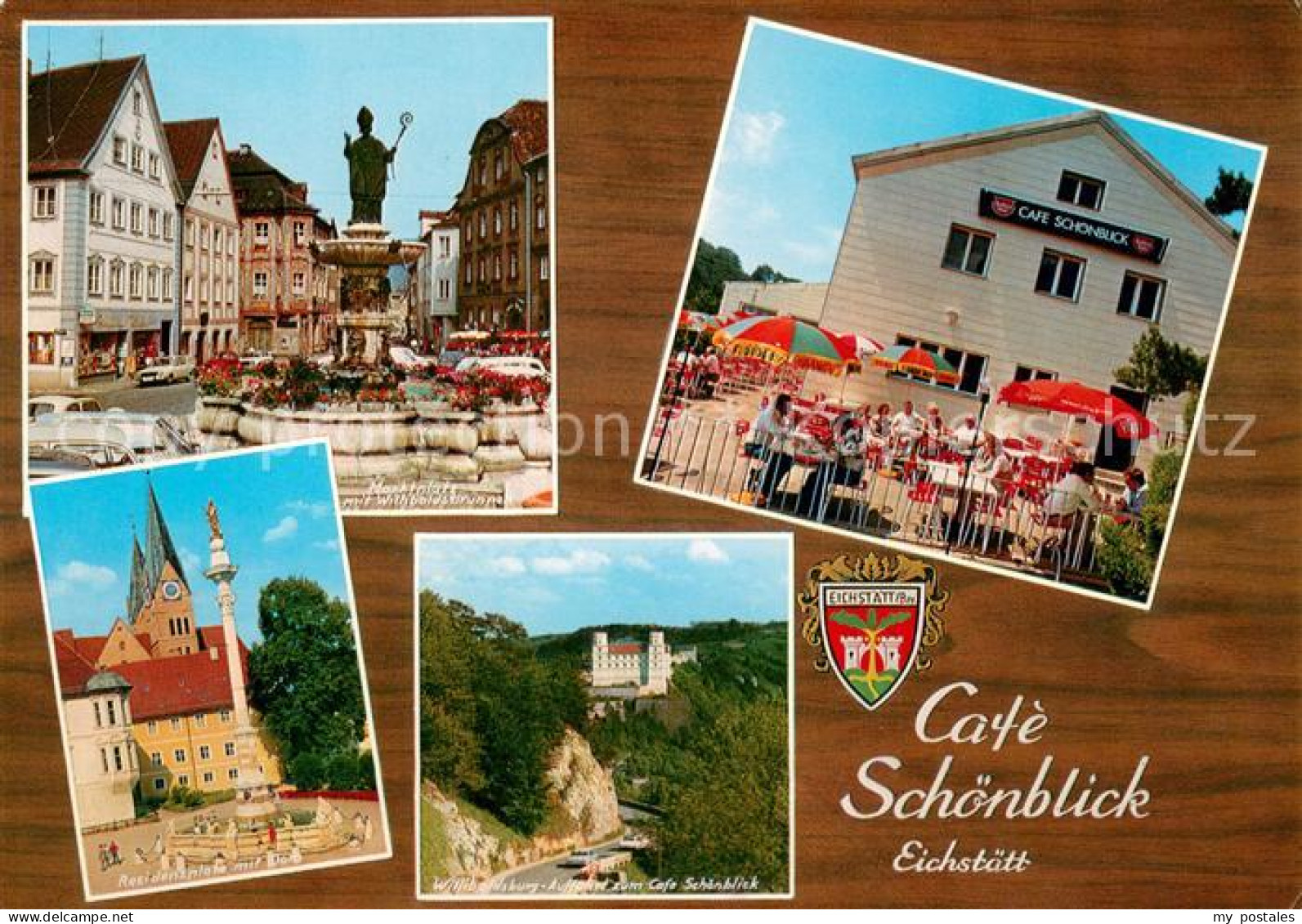 73662539 Eichstaett Oberbayern Cafe Restaurant Schoenblick Terrasse Marktplatz M - Eichstaett