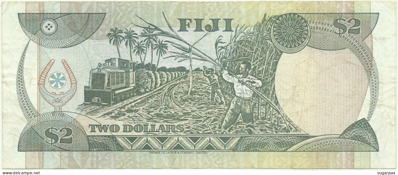 Fiji - 2 Dollars - ND ( 1980 ) - Pick: 77 - Serie C/2 - Fidschi