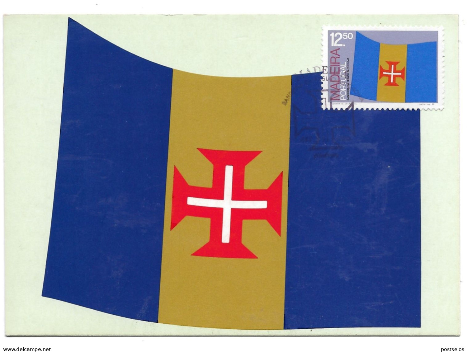 Bandeira  Região Madeira - Cartes-maximum (CM)