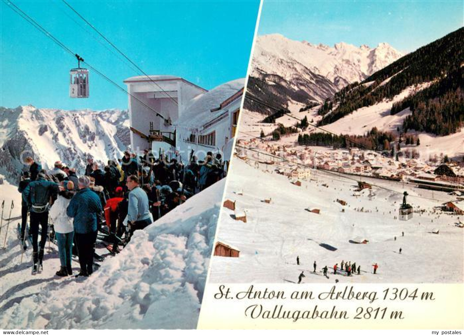 73662432 St Anton Arlberg Vallugabahn Panorama St Anton Arlberg - Altri & Non Classificati