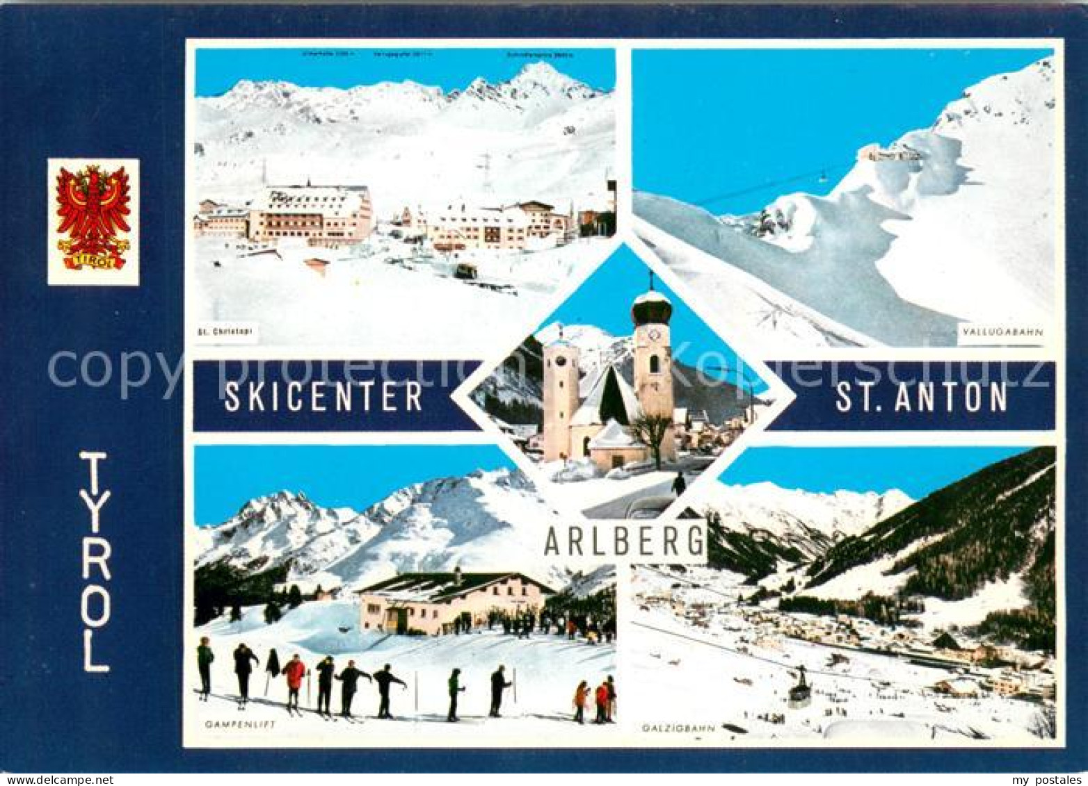 73662431 St Anton Arlberg Mit St Christoph Kapall Valluga  St Anton Arlberg - Altri & Non Classificati