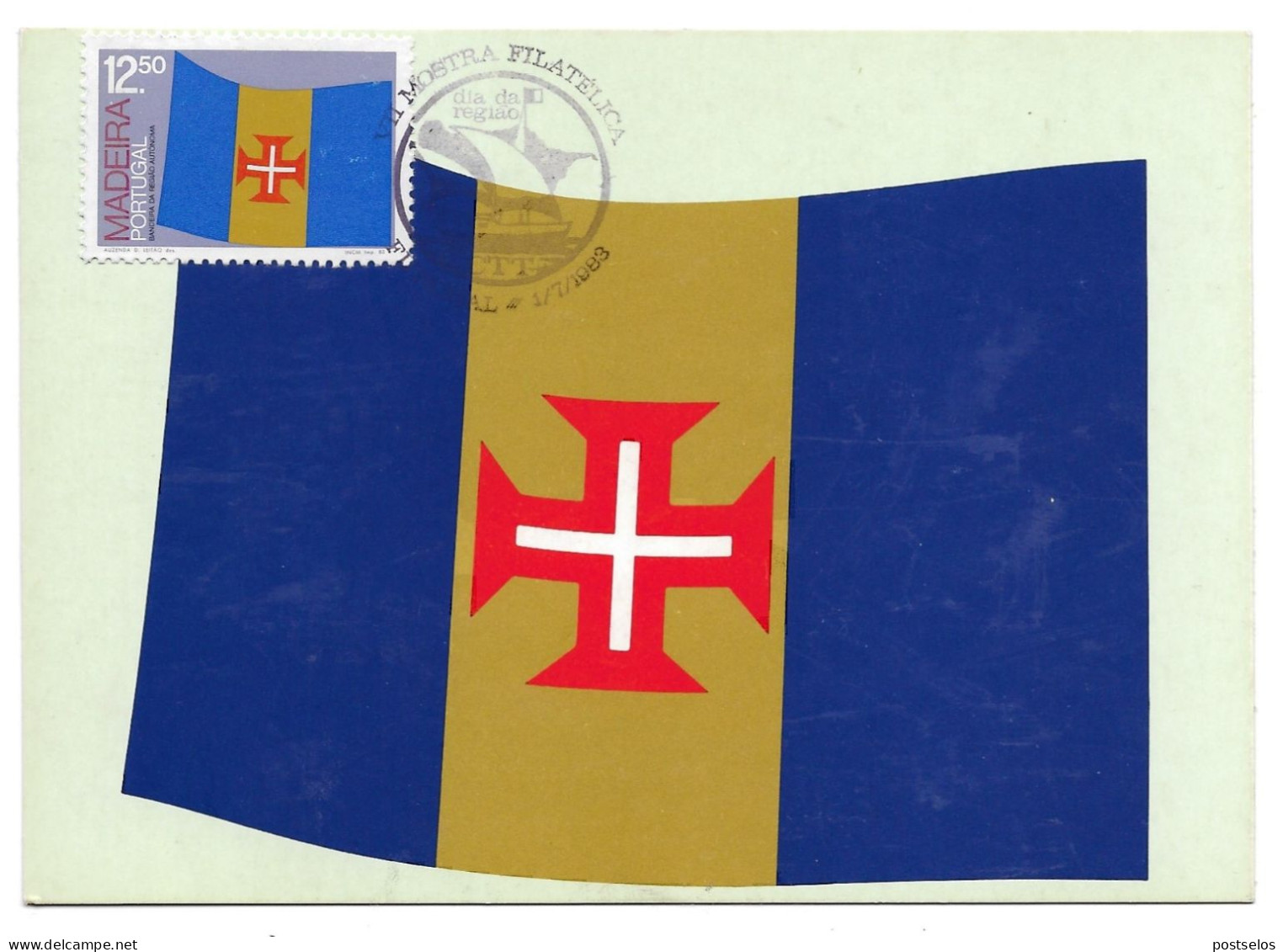 Bandeira  Região Madeira - Maximumkarten (MC)