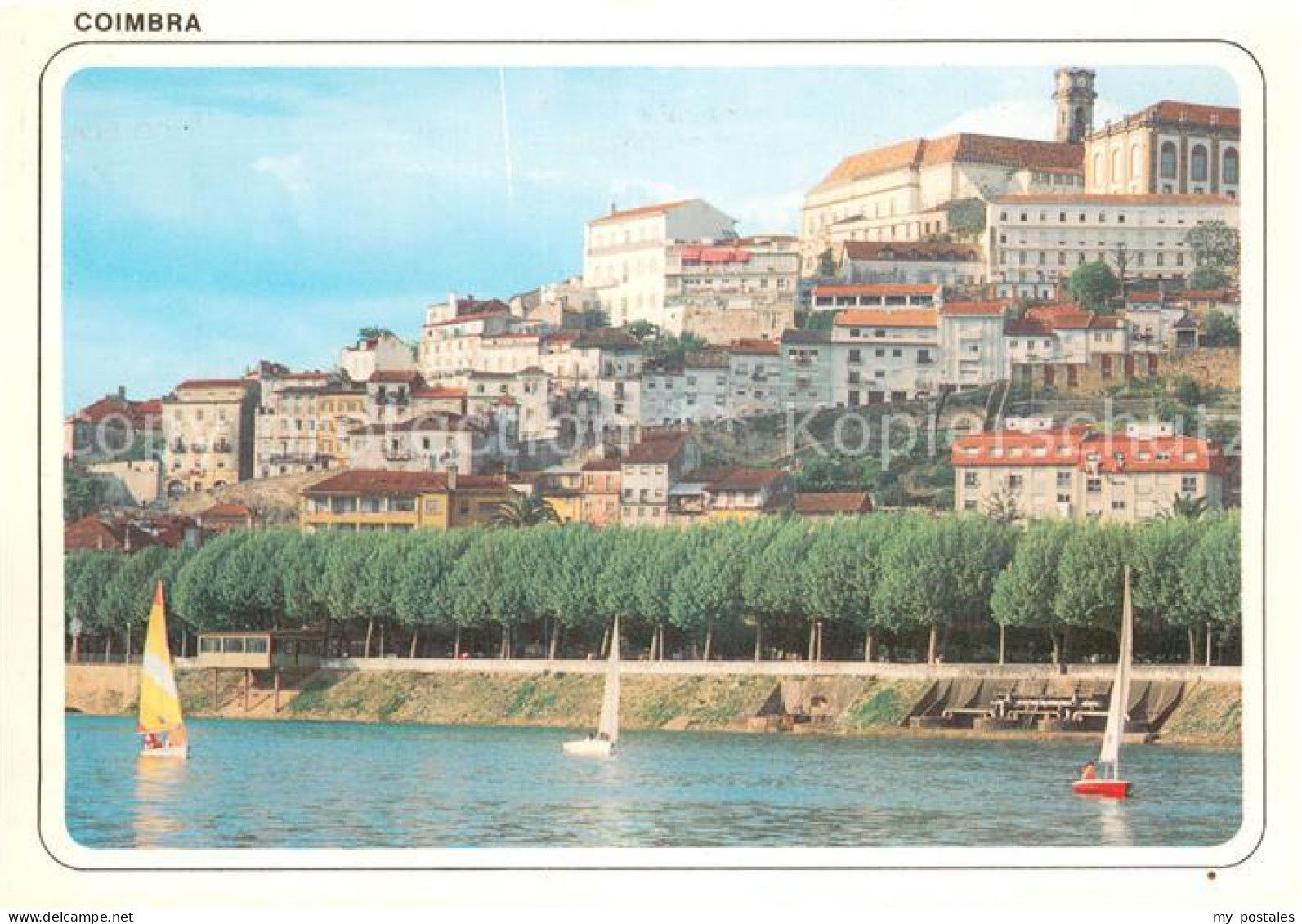 73662409 Coimbra A Cidade Vista Do Rio Mondego Coimbra - Autres & Non Classés