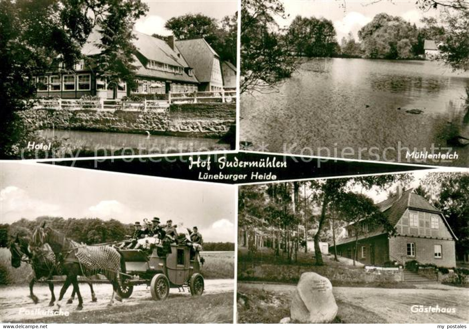 73662218 Egestorf Nordheide Hotel Hof Sudermuehlen Lueneburger Heide Muehlenteic - Sonstige & Ohne Zuordnung