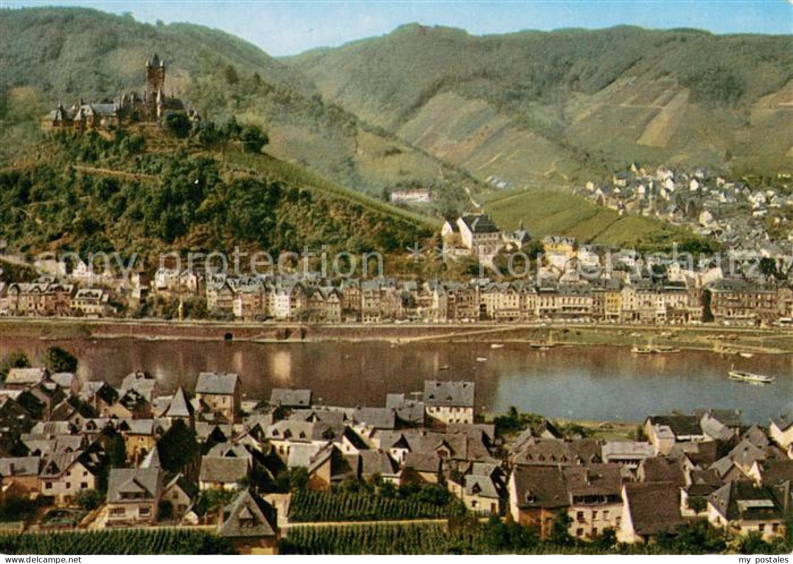 73662191 Cochem Mosel Fliegeraufnahme Mit Kand Cochem Mosel - Cochem