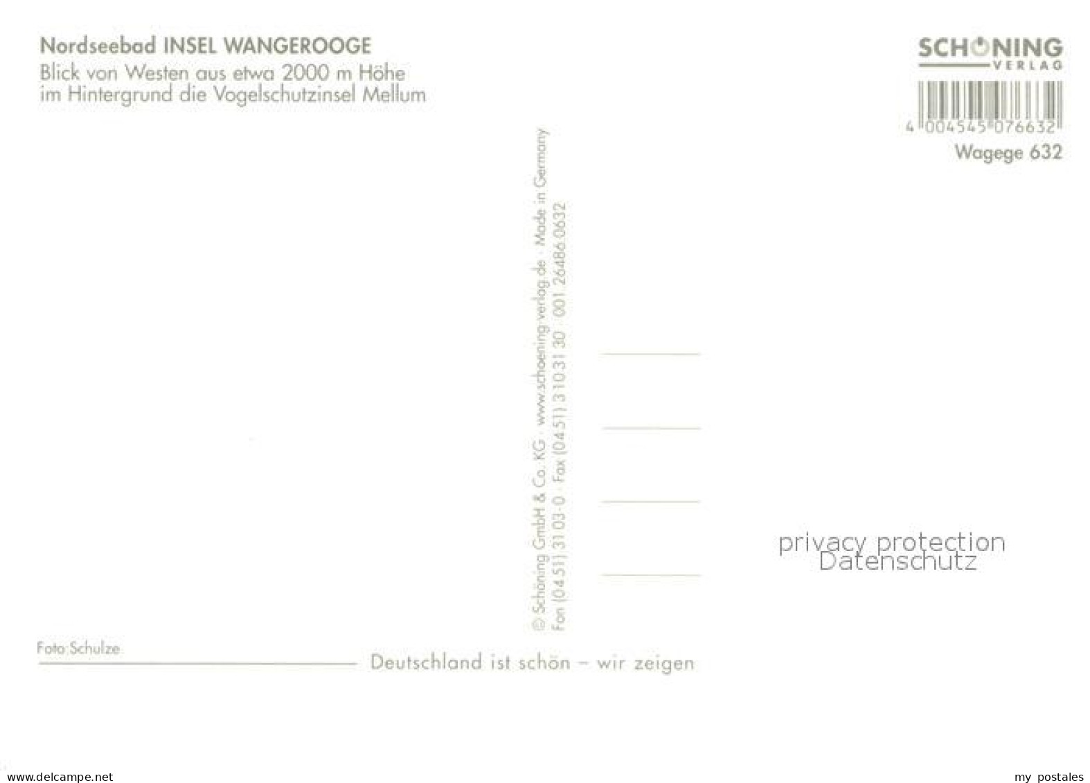 73662155 Wangerooge Nordseebad Fliegeraufnahme Wangerooge Nordseebad - Wangerooge