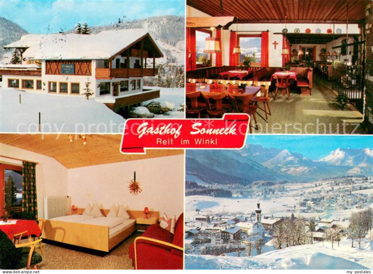 73661967 Reit Winkl Gasthof Pension Sonneck Fremdenzimmer Restaurant Winterpanor - Reit Im Winkl