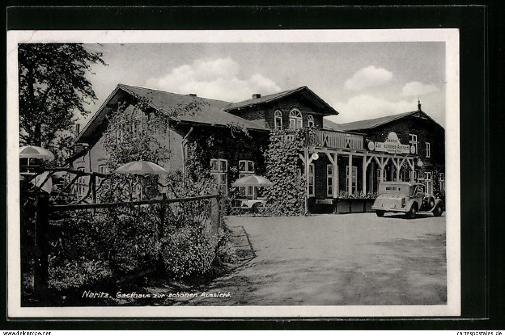 AK Neritz, Gasthaus Zur Schönen Aussicht, Inh. Henning Voss  - Altri & Non Classificati