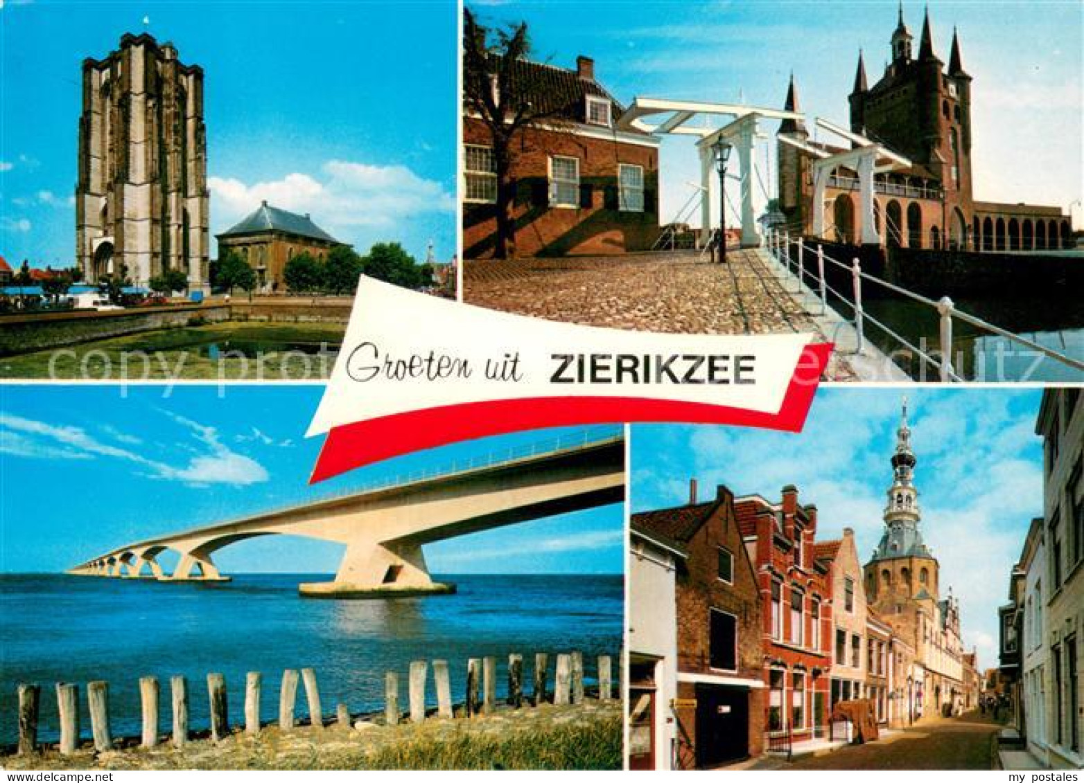 73661945 Zierikzee Monster Toren Zeelandbrug Rathaus Zuidhavenpoort Zierikzee - Sonstige & Ohne Zuordnung