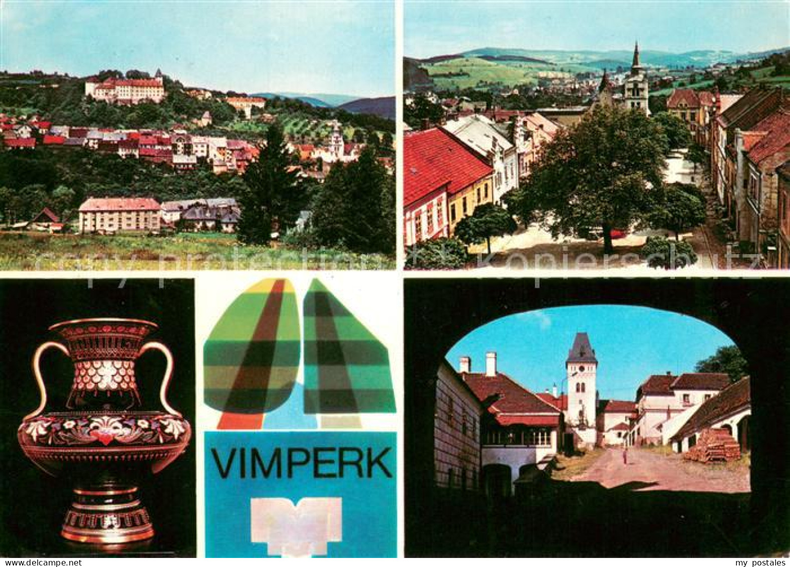 73661904 Vimperk Teilansichten Panorama Vase Vimperk - Tsjechië