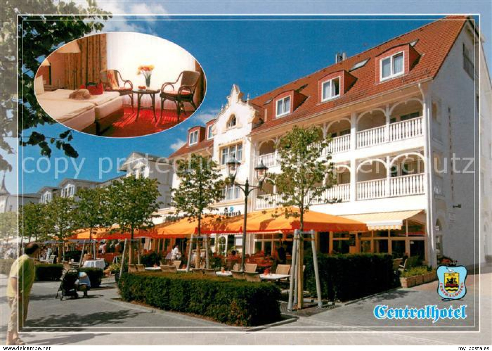 73661803 Binz Ruegen Centralhotel Restaurant Terrasse Binz Ruegen - Autres & Non Classés