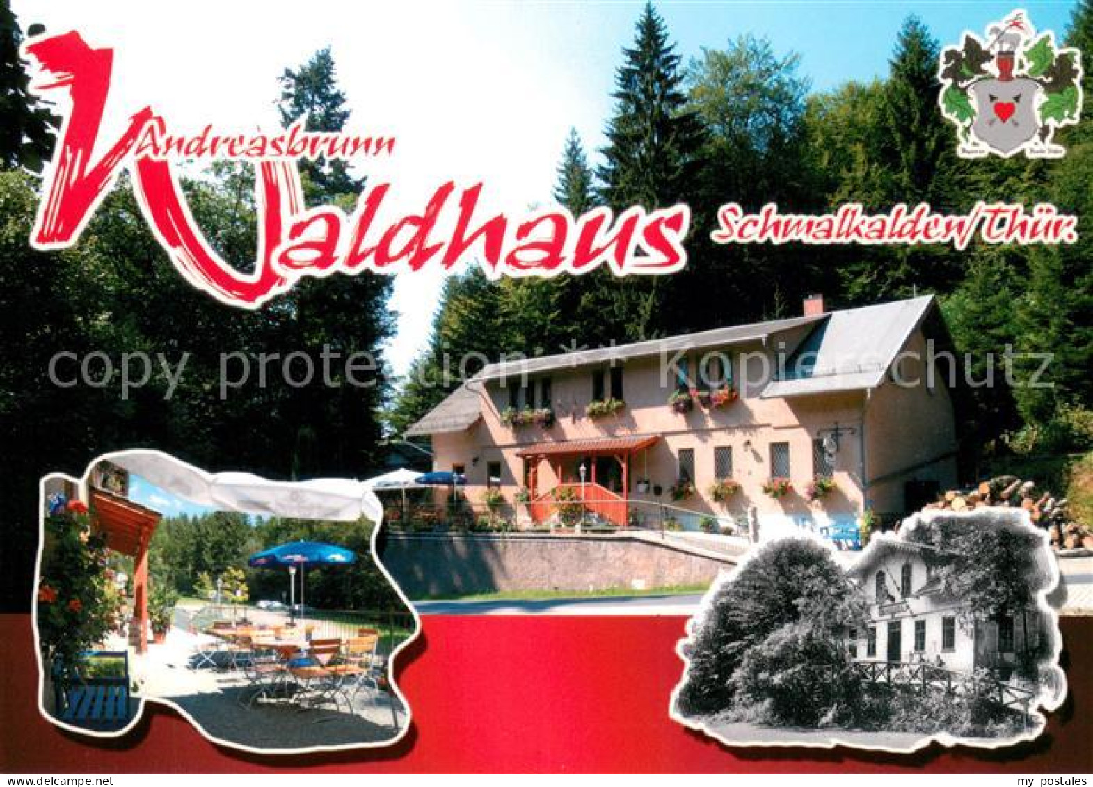 73661794 Schmalkalden Waldhaus Andreasbrunn Ausflugsgaststaette Terrasse Schmalk - Schmalkalden