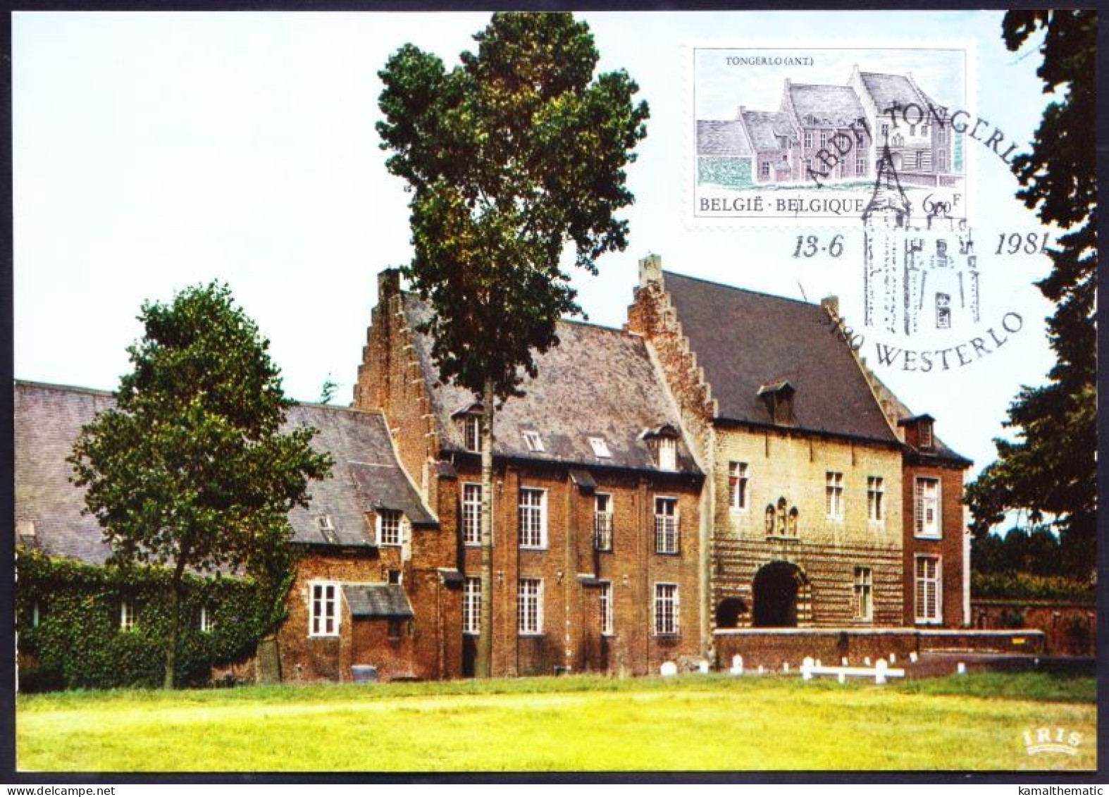 Belgium 1981 Maxi Card, Abbey  Monasteries And Convents In Village Tongerlo - 1981-1990