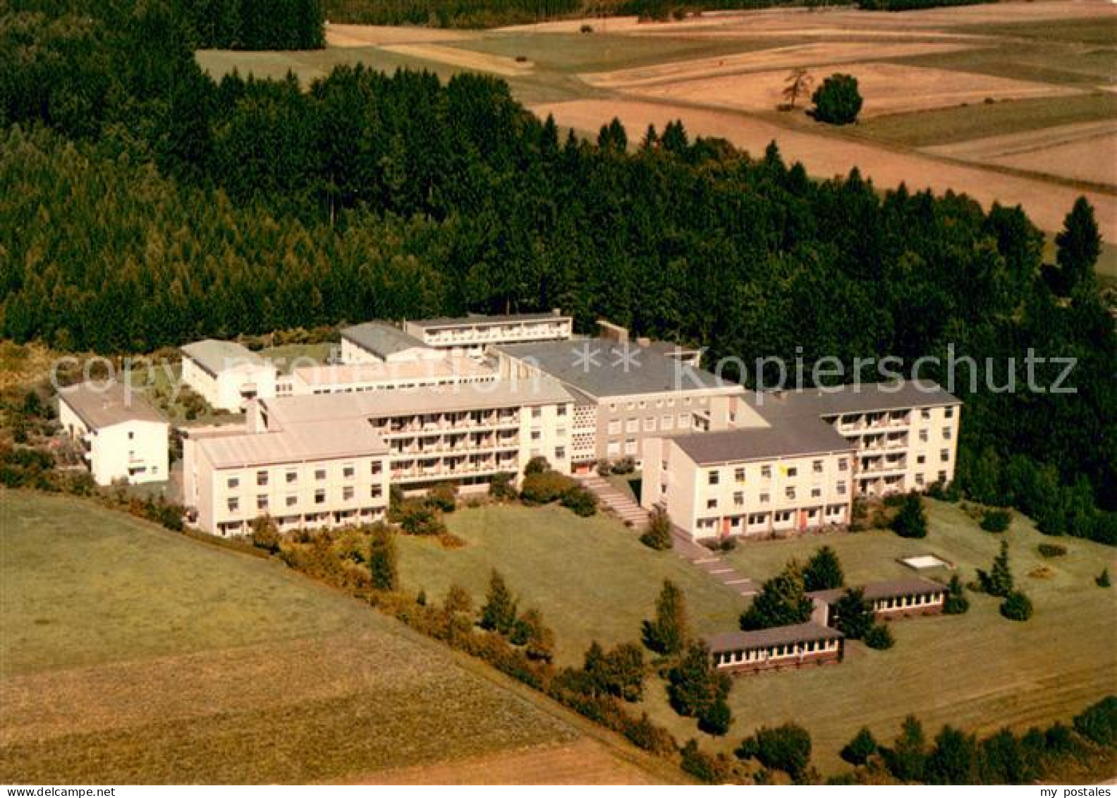 73661704 Bad Steben LVA Sanatorium Frankenwarte Im Frankenwald Fliegeraufnahme B - Bad Steben
