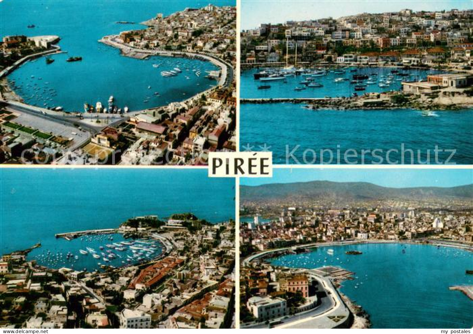 73661691 Piraeus Panorama Tourkolimano Und Pachalimani Fliegeraufnahmen  - Griechenland