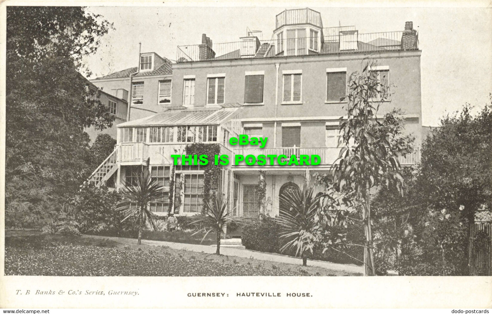 R566165 Guernsey. Hauteville House. T. B. Banks Series. 1906 - Mondo