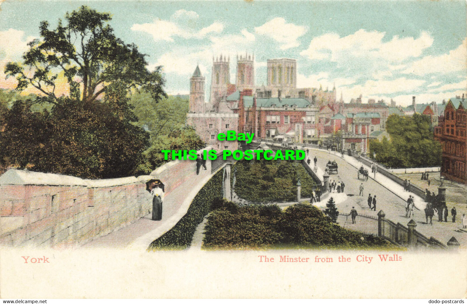 R566170 York. Minster From City Walls. 1903 - Mondo