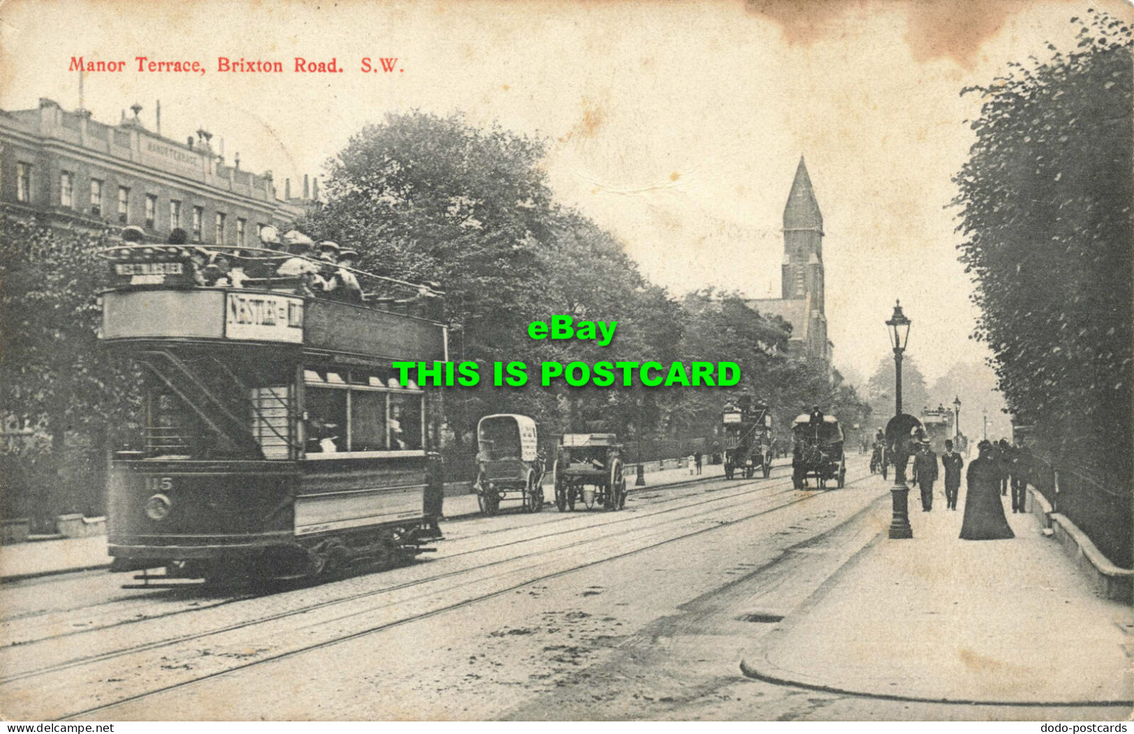 R566171 Manor Terrace. Brixton Road. S. W. W. C. Edmonds. 1905 - Mondo