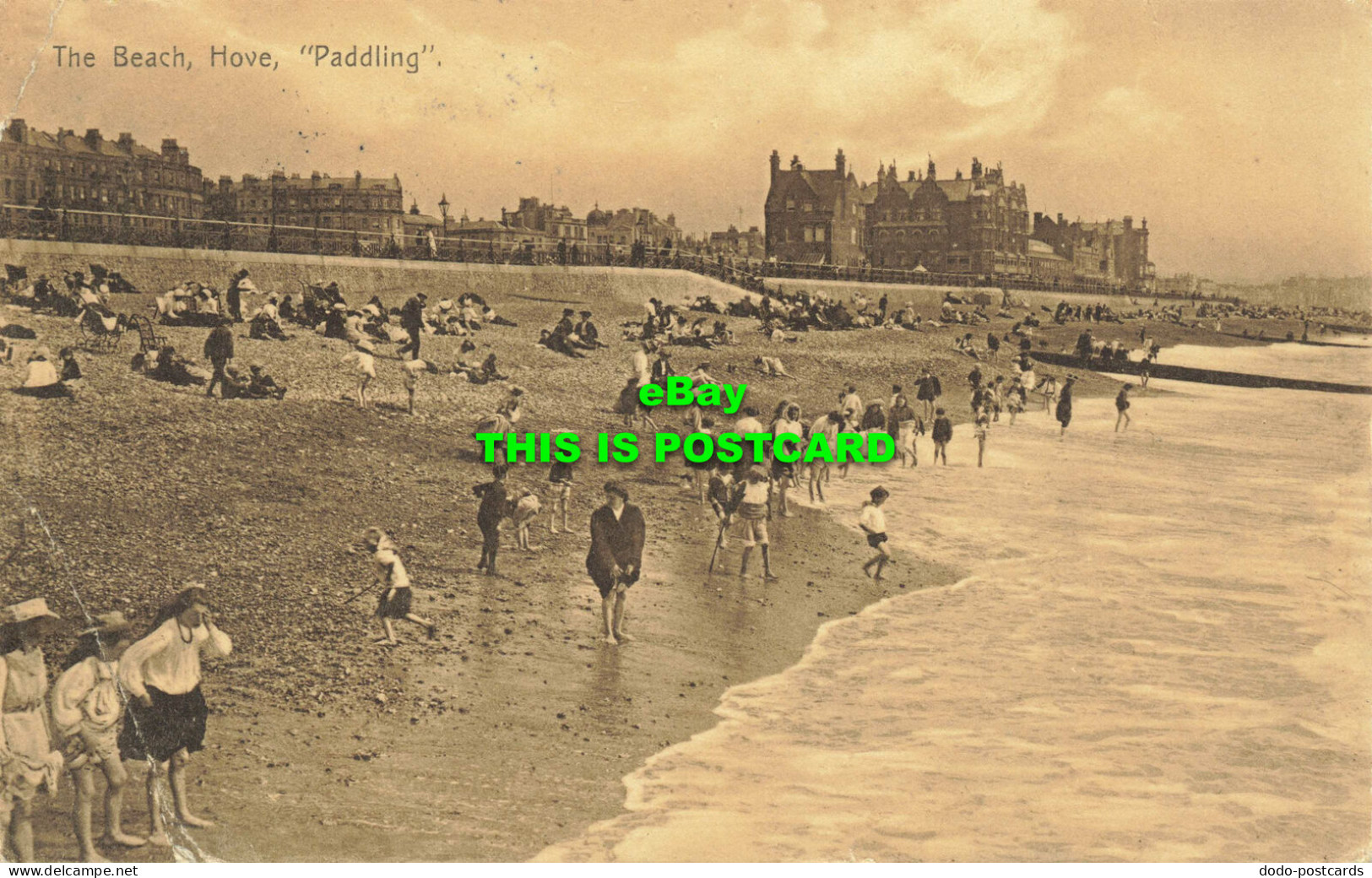 R566175 Beach. Hove. Paddling. Brighton Palace Series. No. 95 - Mondo