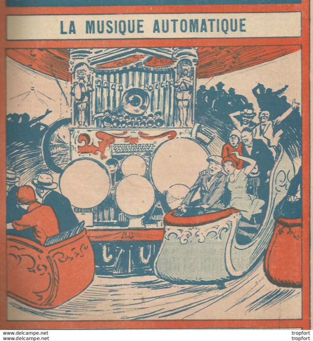 Old Magazine 1929 / N° 39 L'inventeur La Musique AUTOMATIQUE Orgue Omnibus A Trolley - Programme