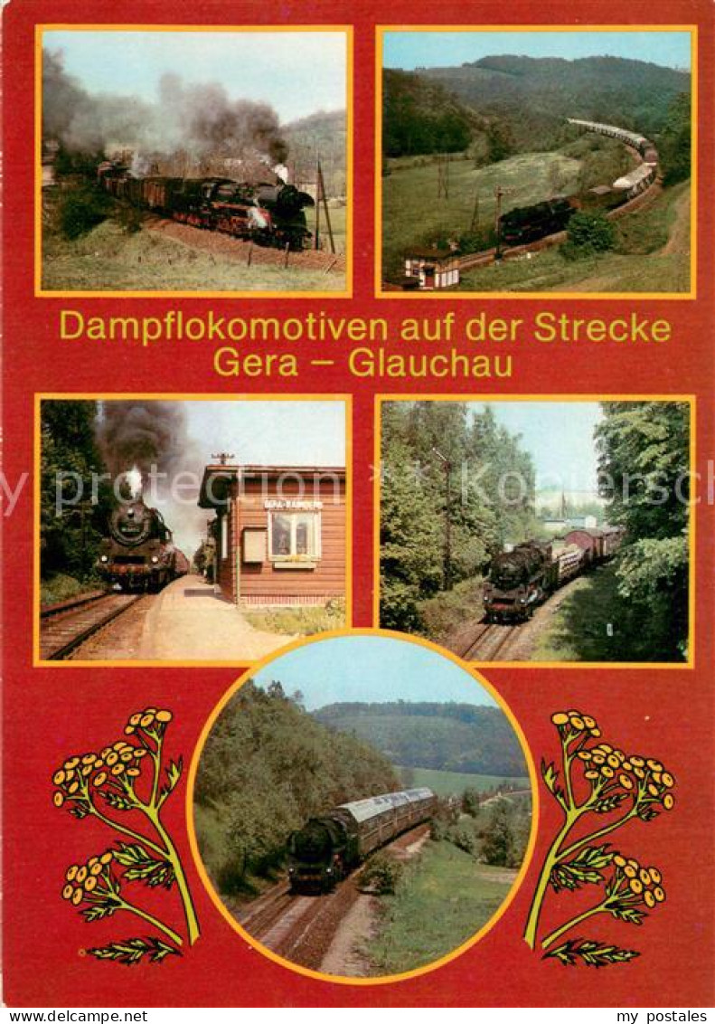 73661541 Gera Dampflokomotiven Auf Der Strecke Gera - Glauchau Eisenbahn Gueterz - Gera