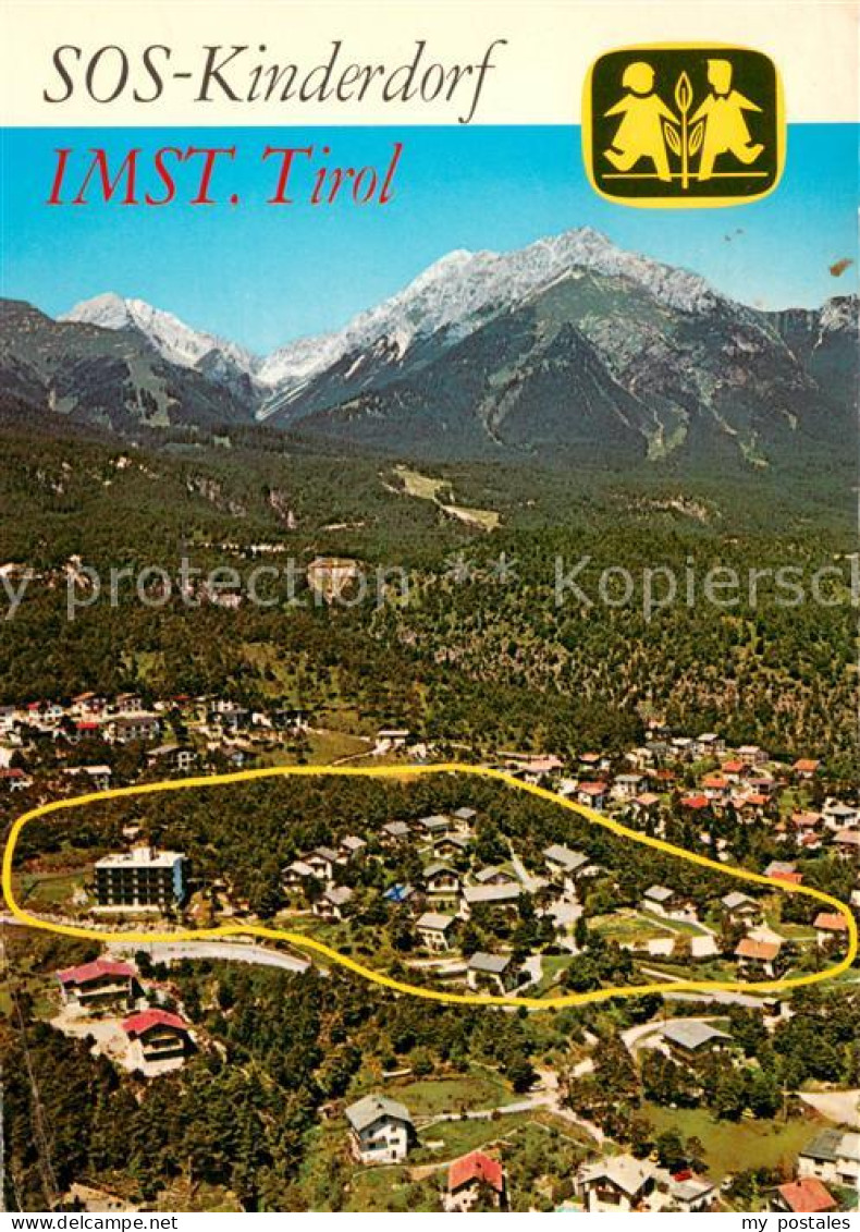 73661539 Imst Tirol SOS Kinderdorf Fliegeraufnahme Imst Tirol - Altri & Non Classificati