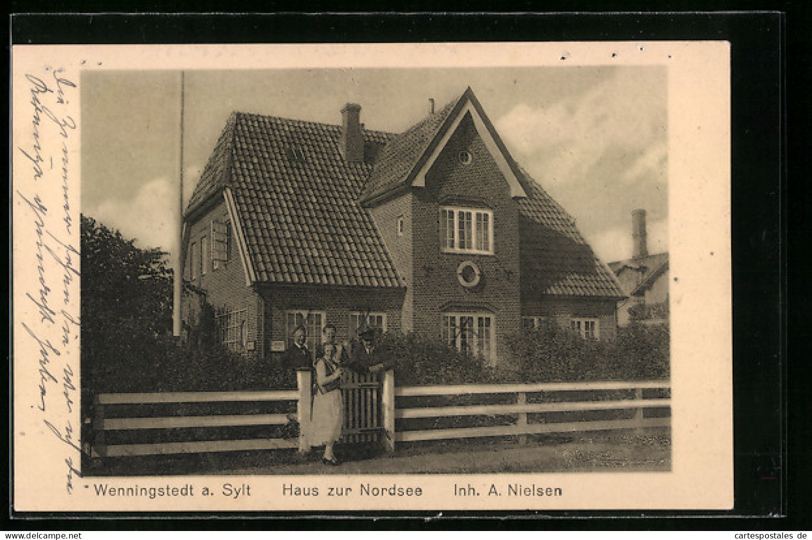 AK Wenningstedt /Sylt, Haus Zur Nordsee, Inh. A. Nielsen  - Sylt