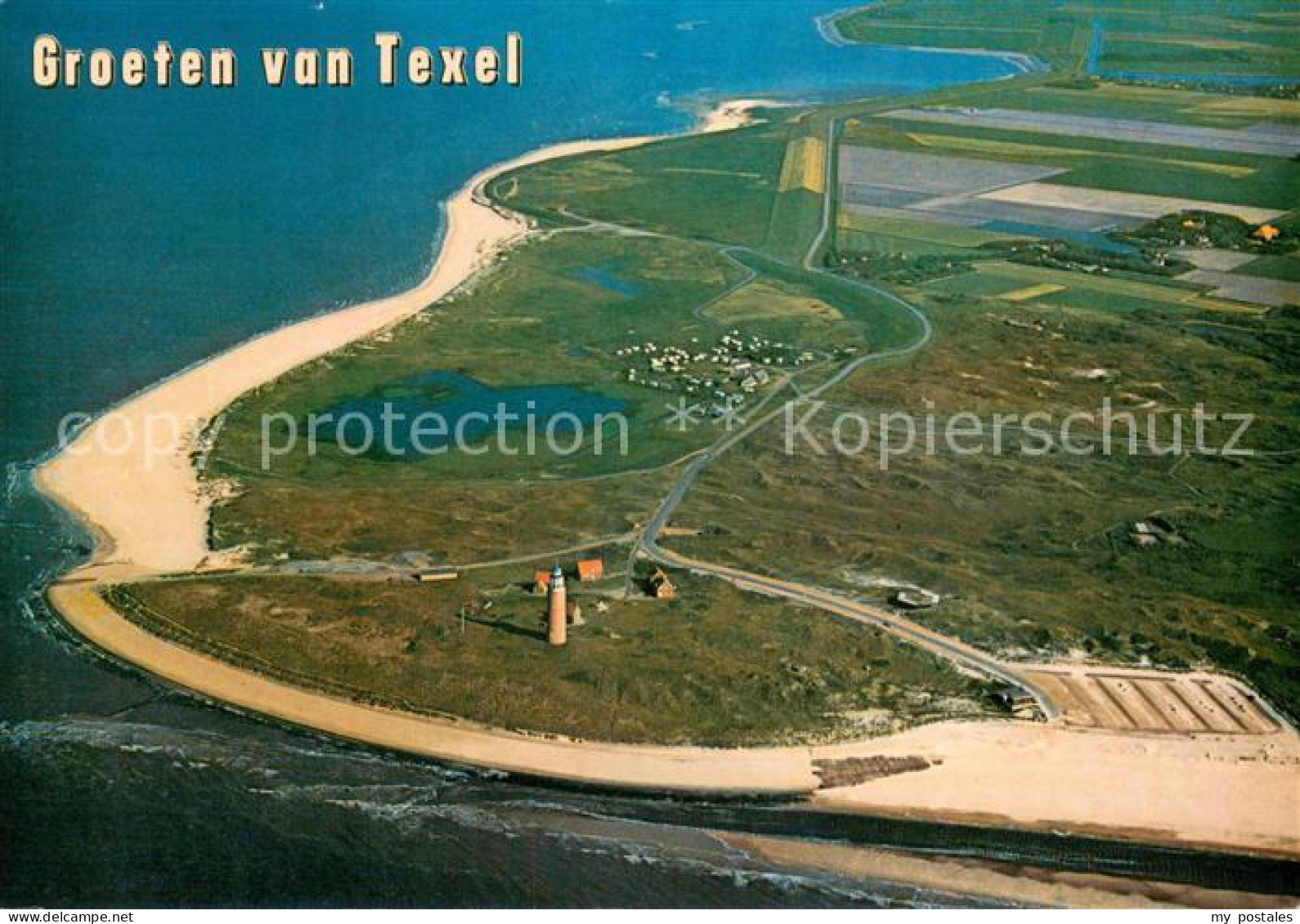 73661444 Texel Fliegeraufnahme Mit Leuchtturm Texel - Sonstige & Ohne Zuordnung