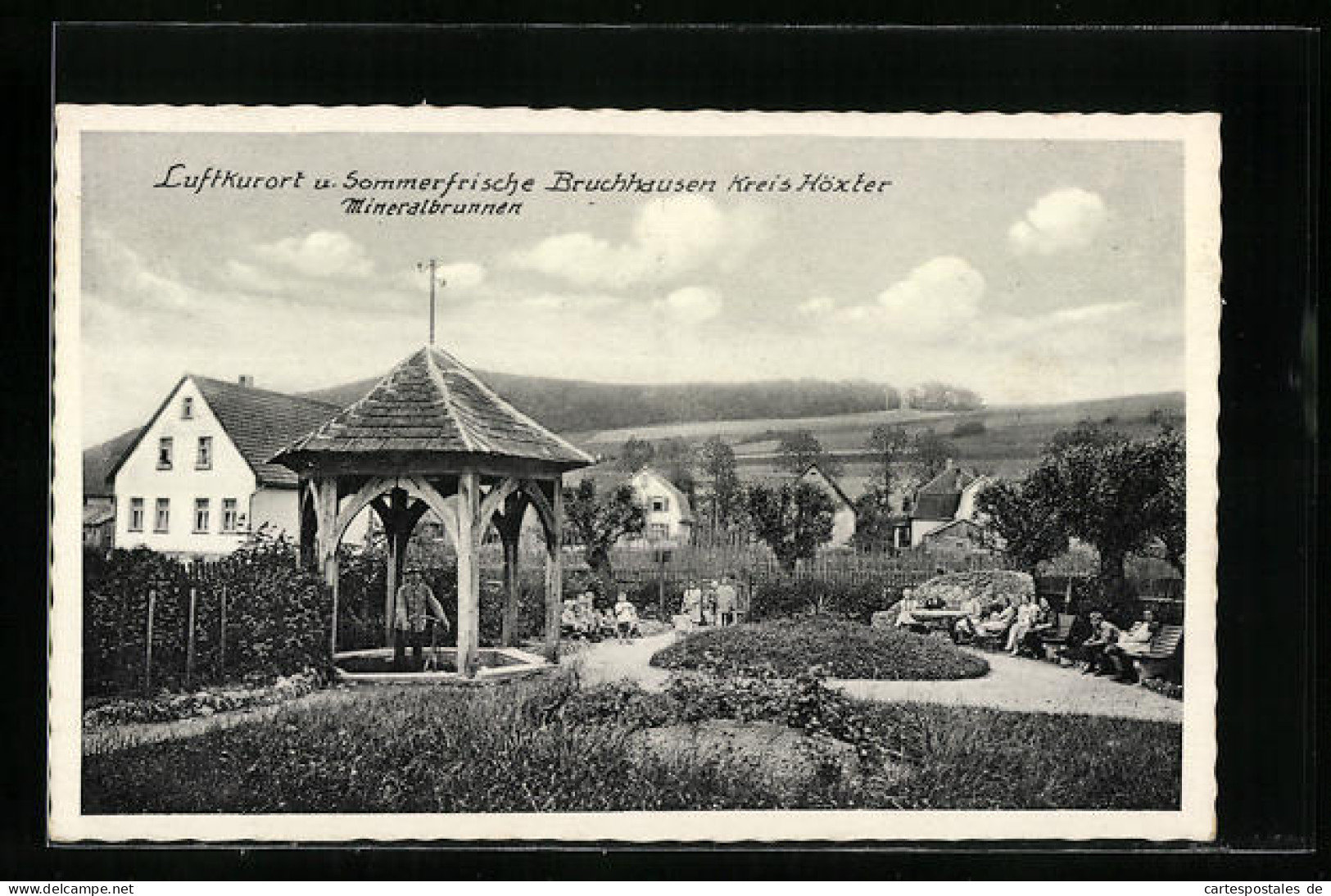 AK Bruchhausen /Kreis Höxter, Mineralbrunnen Im Luftkurort  - Hoexter