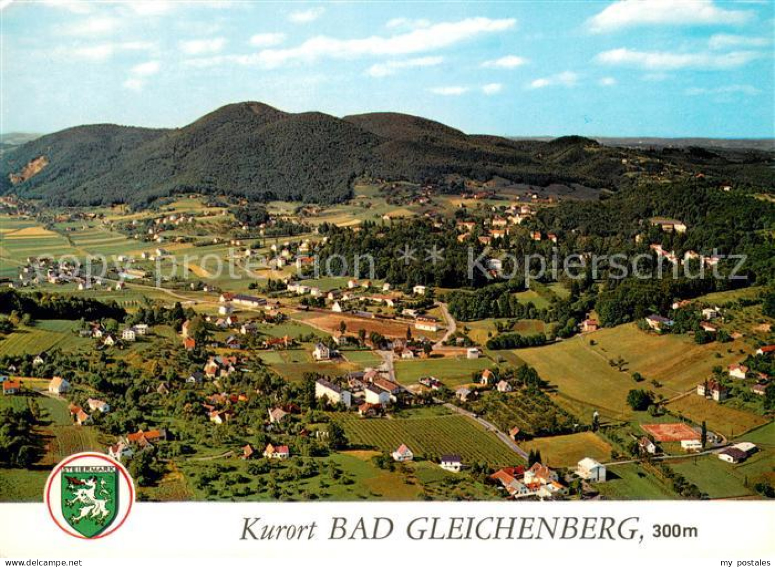 73661417 Bad Gleichenberg Fliegeraufnahme Mit Gleichenbergen Bad Gleichenberg - Sonstige & Ohne Zuordnung