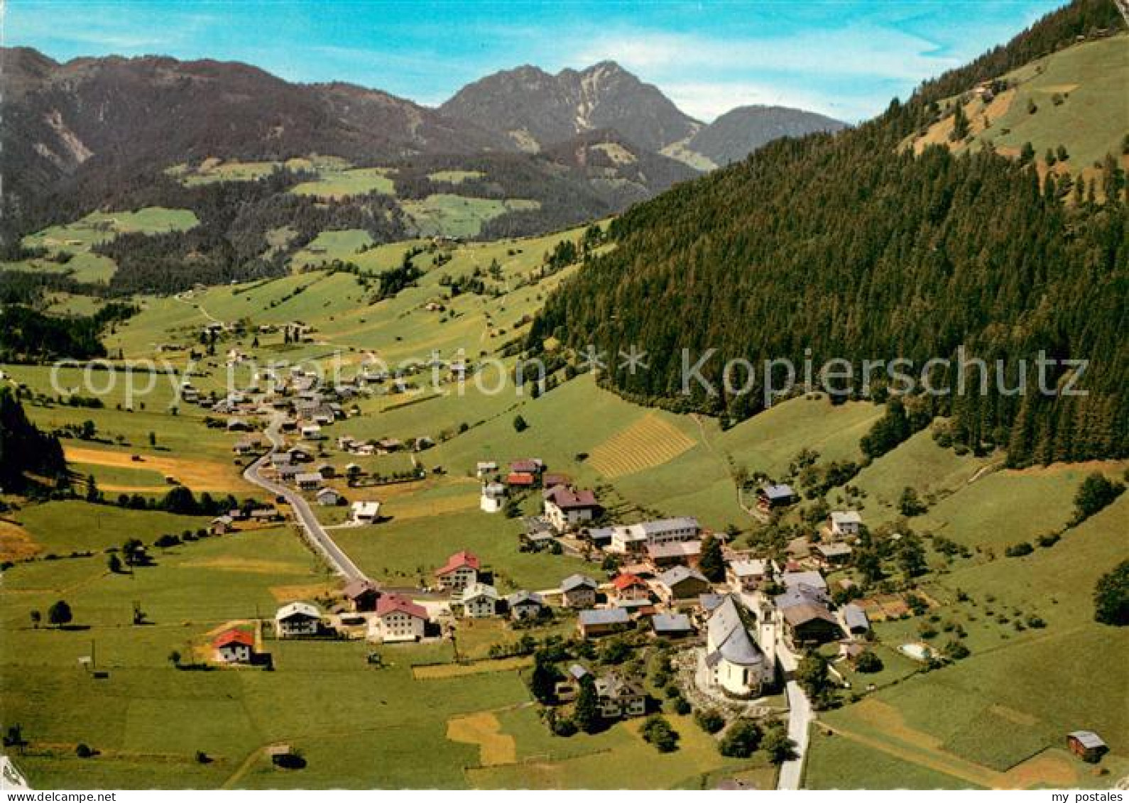 73661407 Oberau Wildschoenau Tirol Fliegeraufnahme Oberau Wildschoenau Tirol - Altri & Non Classificati