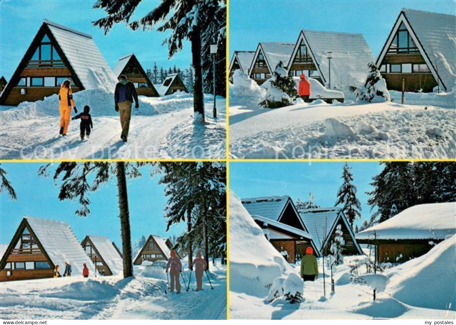 73661304 Tennenbronn Ferienpark Im Schwarzwald Ferienhaeuser Winterimpressionen  - Schramberg