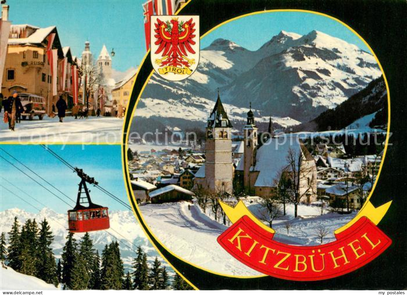 73661230 Kitzbuehel Tirol Ortsansichten Seilbahn Kitzbuehel Tirol - Altri & Non Classificati