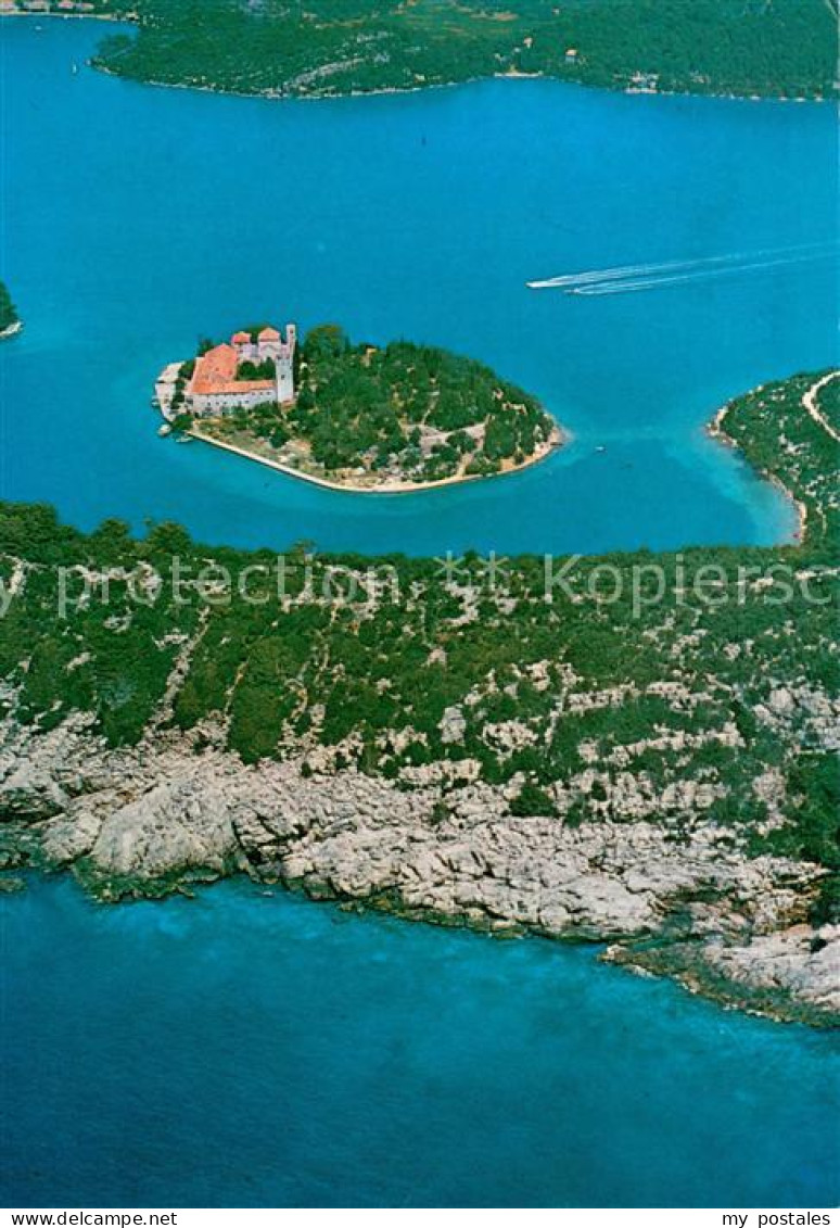 73661176 Mljet Veliko Jezero Fliegeraufnahme Mljet - Kroatië