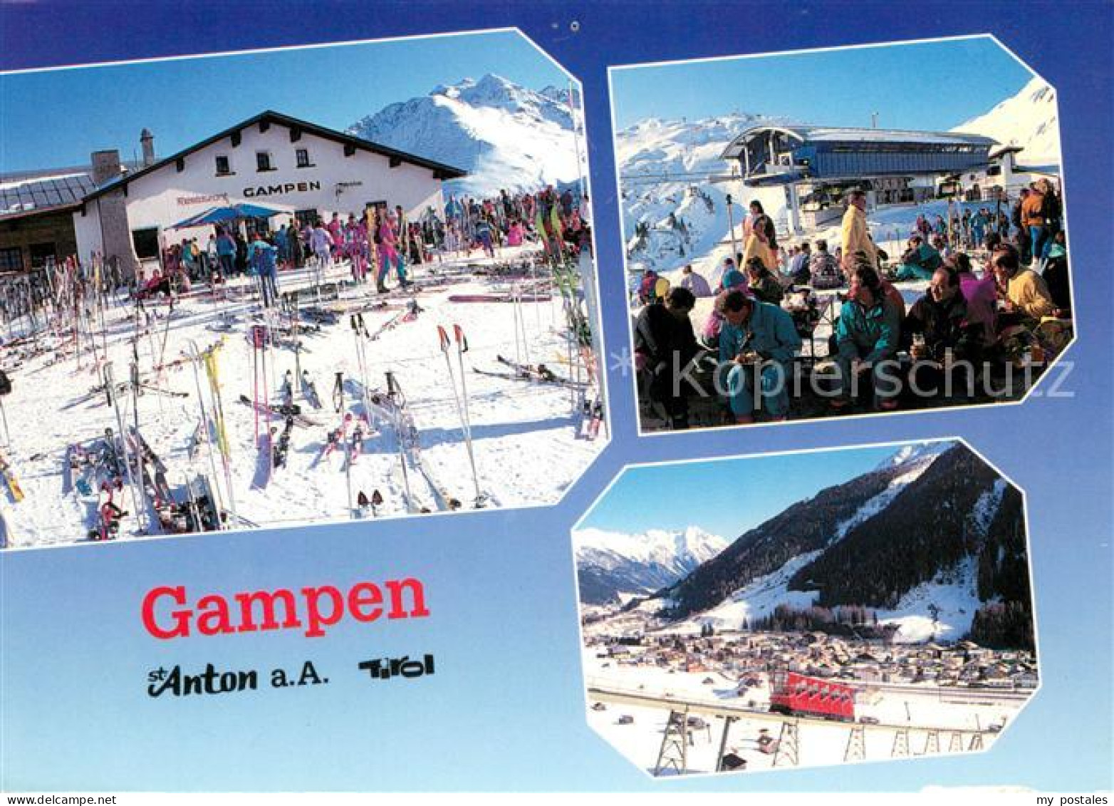 73661166 St Anton Arlberg Restaurant Gampen Panorama Bergbahn St Anton Arlberg - Altri & Non Classificati