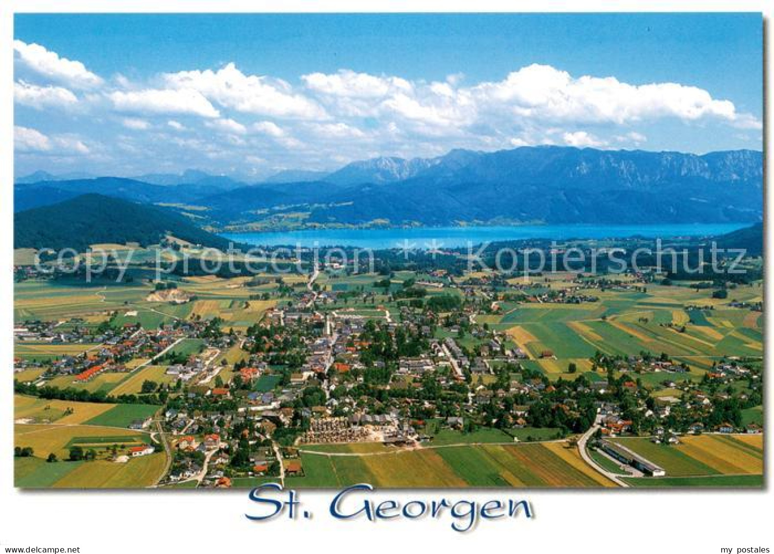 73661160 St Georgen Attergau Fliegeraufnahme St Georgen Attergau - Autres & Non Classés