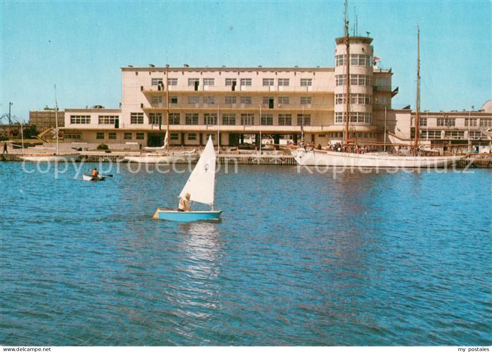 73661094 Gdynia Pommern Wyzsza Szkola Morska Hoehere Seeschule Segelschiff 2-Mas - Polen