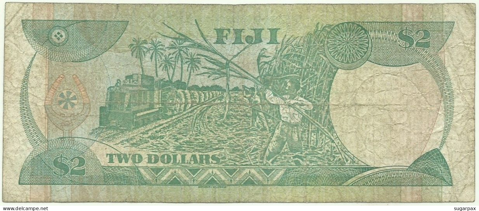 Fiji - 2 Dollars - ND ( 1988 ) - Pick: 87 - Serie D/4 - Fidji