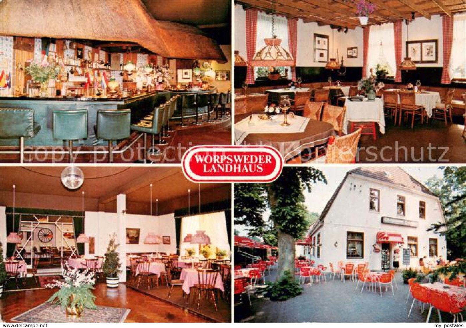 73661077 Worpswede Hotel Restaurant Worpsweder Landhaus Cafe Terrasse Worpswede - Worpswede